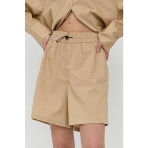 Bavlnené šortky Birgitte Herskind dámske, béžová farba, jednofarebné, vysoký pás vyobraziť