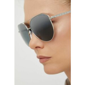 Slnečné okuliare Michael Kors dámske, strieborná farba vyobraziť