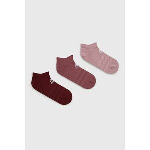 Ponožky adidas Performance (3-pak) HE4995 fialová farba vyobraziť