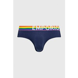 Slipy Emporio Armani Underwear pánske, tmavomodrá farba vyobraziť