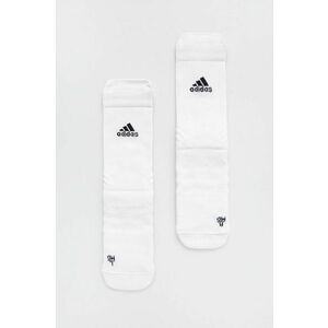 Ponožky adidas Performance HA0113 biela farba vyobraziť
