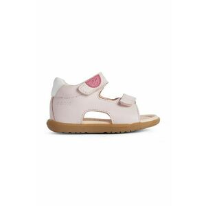 Detské kožené sandále Geox ružová farba vyobraziť