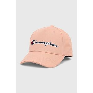 Bavlnená čiapka Champion 805550. ružová farba, s nášivkou vyobraziť