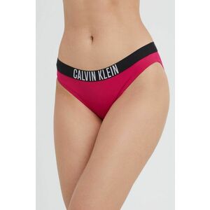 Plavkové nohavičky Calvin Klein ružová farba, vyobraziť