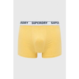 Boxerky Superdry pánske, žltá farba vyobraziť