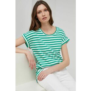 Bavlnené tričko Answear Lab zelená farba, vyobraziť