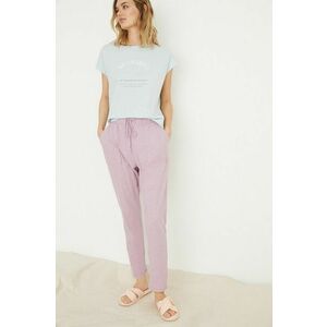 Pyžamové nohavice women'secret dámske, fialová farba, vyobraziť