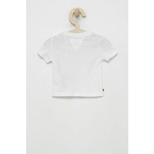Tričko pre bábätko Tommy Hilfiger biela farba vyobraziť