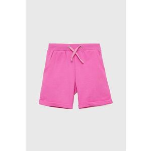 Detské krátke nohavice CMP ružová farba, jednofarebné, vyobraziť