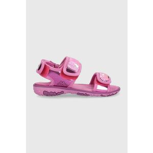 Detské sandále Kappa ružová farba vyobraziť