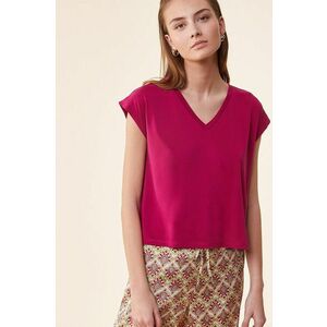 Pyžamové tričko Etam ružová farba, vyobraziť