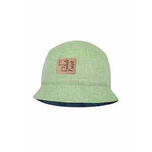 Detský klobúk Broel zelená farba, vyobraziť
