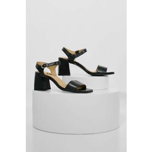 Kožené sandále Answear Lab čierna farba vyobraziť