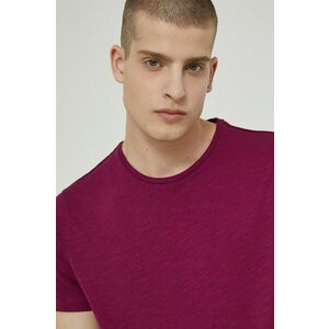 Bavlnené tričko Medicine fialová farba, jednofarebné vyobraziť