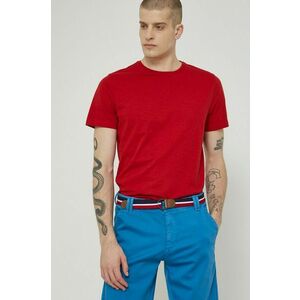 Bavlnené tričko Medicine červená farba, jednofarebné vyobraziť