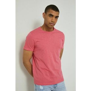 Bavlnené tričko Medicine ružová farba, jednofarebné vyobraziť