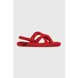 Sandále Bohonomad Bodrum dámske, červená farba, vyobraziť