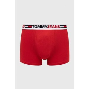 Boxerky Tommy Hilfiger pánske, červená farba vyobraziť