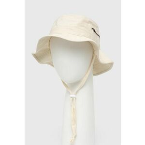 Bavlnený klobúk Karl Kani béžová farba, bavlnený vyobraziť