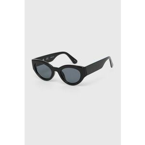 Slnečné okuliare Vero Moda dámske, čierna farba vyobraziť