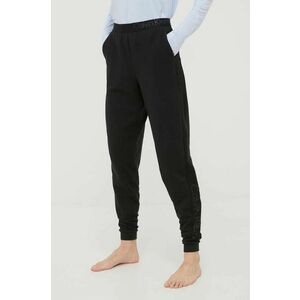 Pyžamové nohavice Calvin Klein Underwear dámske, čierna farba, vyobraziť