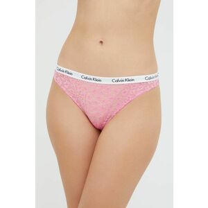 Brazílske nohavičky Calvin Klein Underwear ružová farba, vyobraziť