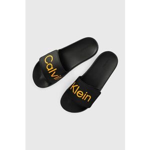 Šľapky Calvin Klein pánske, čierna farba vyobraziť