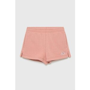 Detské krátke nohavice Champion 404334 ružová farba, jednofarebné, vyobraziť