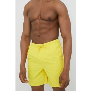 Plavkové šortky Lyle & Scott žltá farba vyobraziť