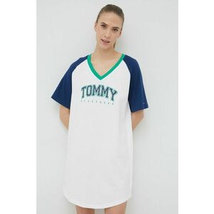 Bavlnené pyžamové tričko Tommy Hilfiger biela farba, bavlnená vyobraziť