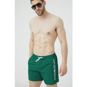 Plavkové šortky Emporio Armani Underwear zelená farba vyobraziť