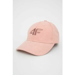 Čiapka 4F ružová farba, s nášivkou vyobraziť