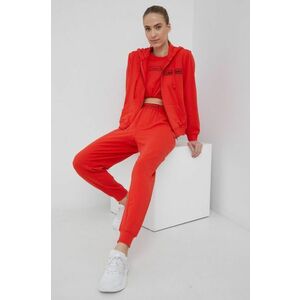 Pyžamové nohavice Calvin Klein Underwear dámske, červená farba, vyobraziť