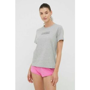 Pyžamové tričko Calvin Klein Underwear šedá farba, vyobraziť