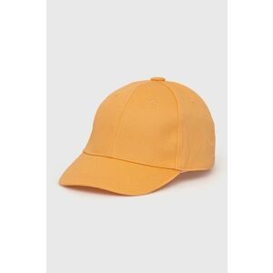 Bavlnená čiapka Name it oranžová farba, jednofarebná vyobraziť