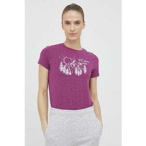 Športové tričko Viking Lenta fialová farba, vyobraziť