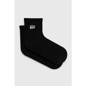Ponožky Puma (2-pak) 935472 dámske, čierna farba vyobraziť