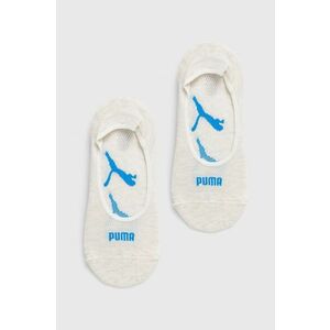 Ponožky Puma (2-pak) 935473 dámske, béžová farba vyobraziť