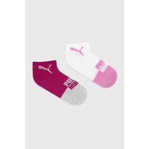Detské ponožky Puma (2-pak) 935462.G ružová farba vyobraziť