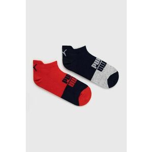 Detské ponožky Puma (2-pak) 935463 červená farba vyobraziť