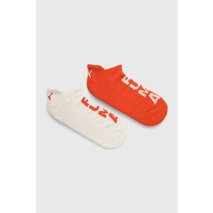 Ponožky Puma (2-pak) 935466 pánske, oranžová farba vyobraziť
