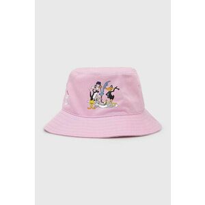 Bavlnený klobúk Fila ružová farba, bavlnený vyobraziť