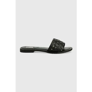 Kožené šľapky Mexx Sandal Jewel dámske, čierna farba, vyobraziť