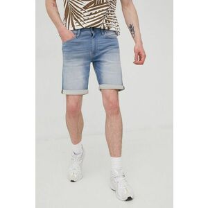 Rifľové krátke nohavice Produkt by Jack & Jones pánske, vyobraziť