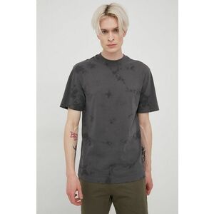 Bavlnené tričko Only & Sons šedá farba, vzorované vyobraziť