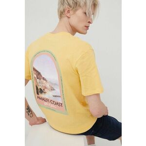 Bavlnené tričko Jack & Jones béžová farba, s potlačou vyobraziť
