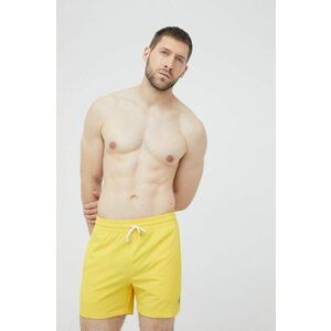 Plavkové šortky Polo Ralph Lauren žltá farba vyobraziť