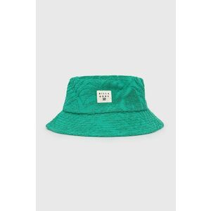Bavlnený klobúk Billabong zelená farba, bavlnený vyobraziť