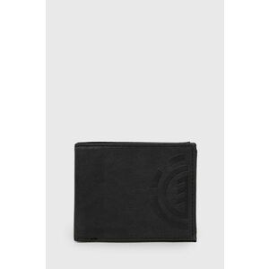 Kožená peňaženka Element pánsky, čierna farba vyobraziť