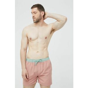 Plavkové šortky Selected Homme Homme ružová farba vyobraziť